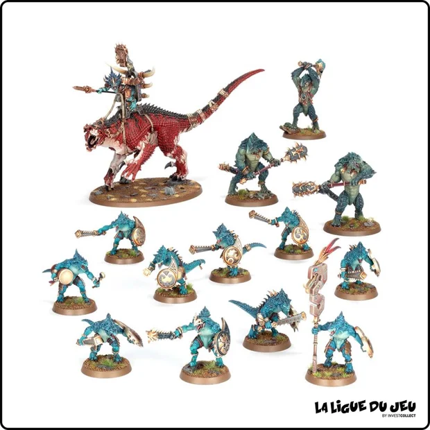 Warhammer Age of Sigmar - Séraphon - Fer de Lance : Ost d'Écailles des Étoiles - 14 Figurines