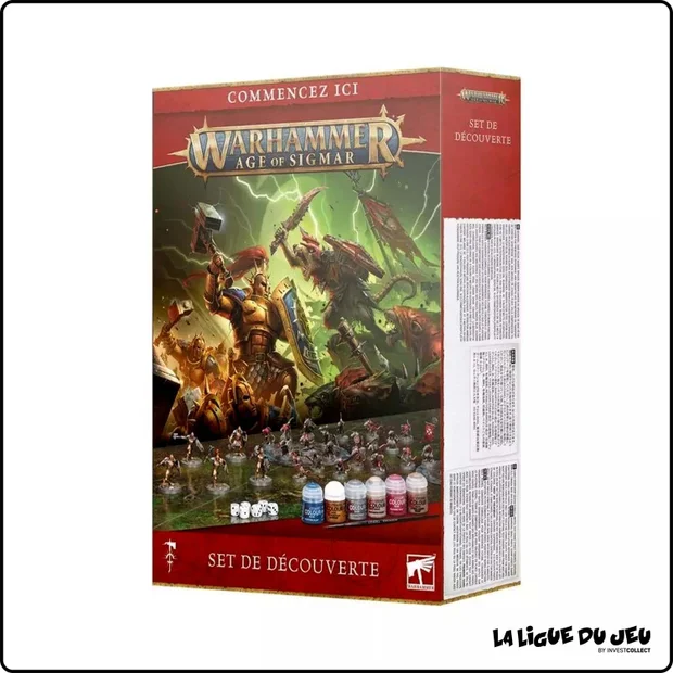 Warhammer Age of Sigmar - Set de Découverte - 25 Figurines - 6 Peintures