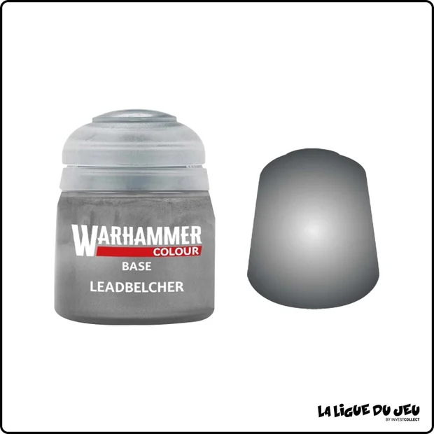 Warhammer Colour - Base - Leadbelcher - 12mL - 1 Peinture
