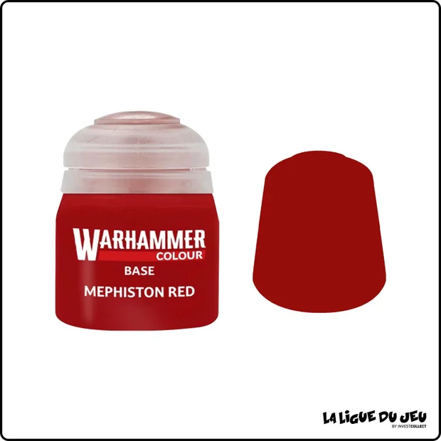 Warhammer Colour - Base - Mephiston Red - 12mL - 1 Peinture