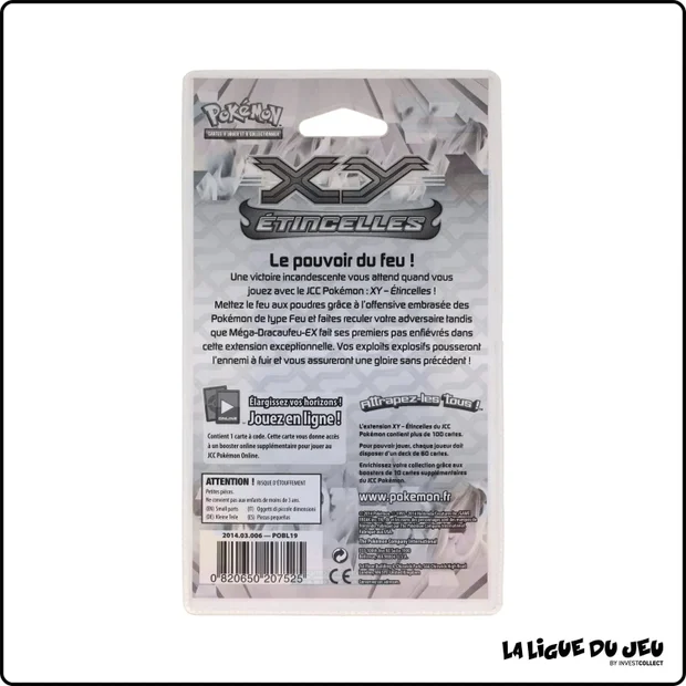 Blister - Jauni - Pokemon - Etincelles - XY2 - Illustration Némélios - Scellé - Français