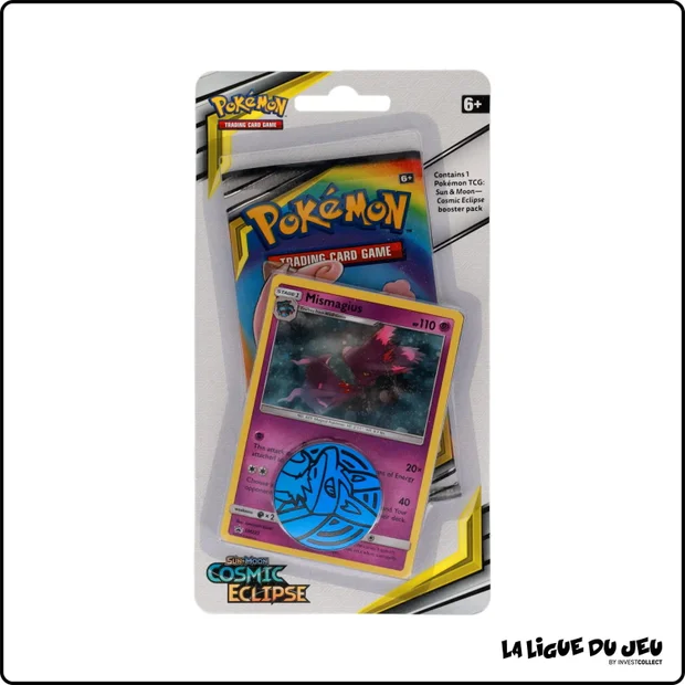 Blister - Pokemon - Cosmic Eclipse - SL12 - Illustration Mismagius - Scellé - Anglais