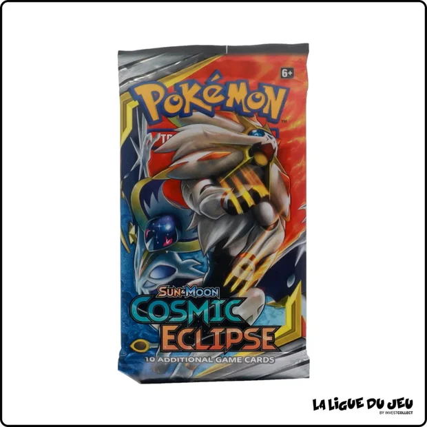 Booster - Pokemon - Cosmic Eclipse - SL12 - Illustration Solgaleo & Lunala - Scellé - Anglais
