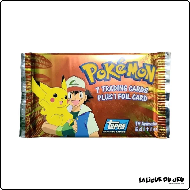 Booster - Topps - Pokemon - TV Animation Edition - Series 1 - 8 cartes - Scellé - Français