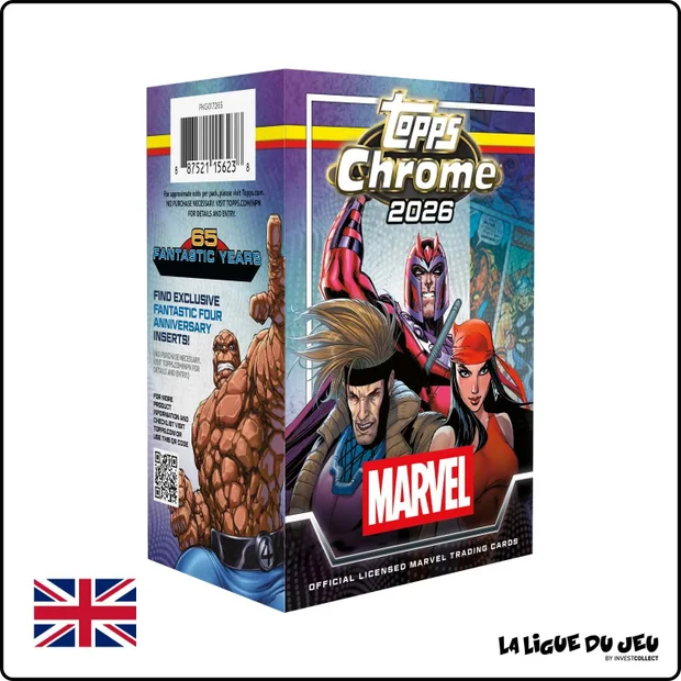 Box - Topps Chrome - 2026 Marvel Comics - Value Box - Scellé - Anglais