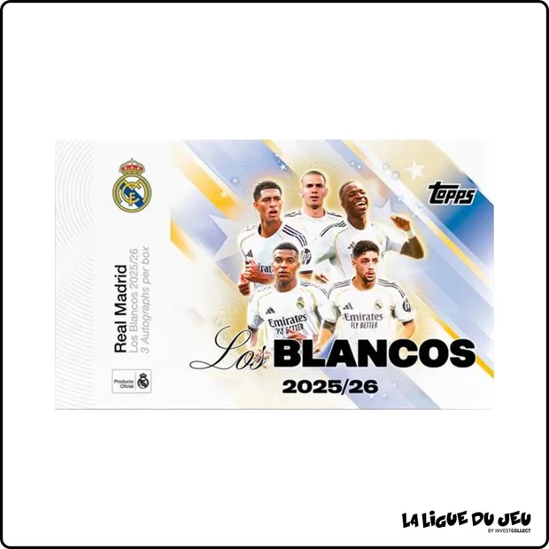 Box - Topps - 2025/26 Los Blancos Real Madrid - Hobby Box - Scellé - Anglais
