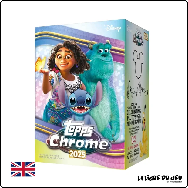 Box - Topps Chrome - 2025 Disney - Value Box - Scellé - Anglais