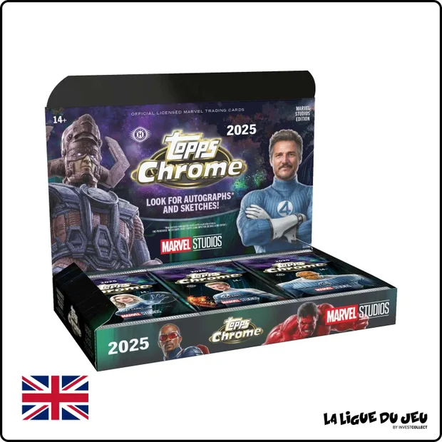 Box - Topps Chrome - Marvel Studios - Hobby Box - Scellé - Anglais