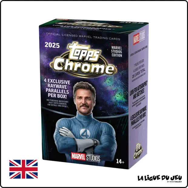 Box - Topps Chrome - Marvel Studios - Value Box - Scellé - Anglais