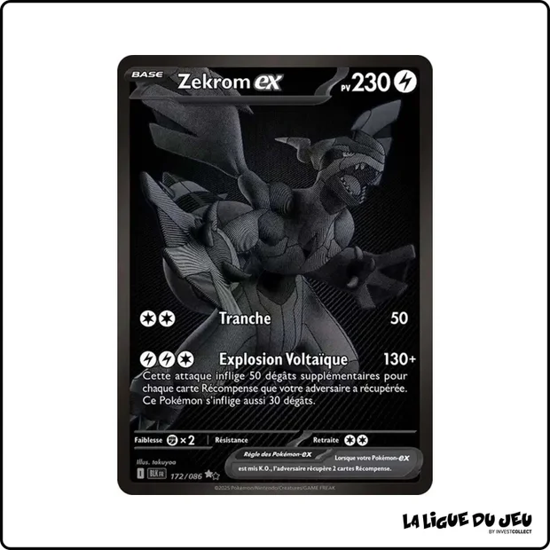BWR - Pokemon - Foudre Noire - Zekrom ex 172/86