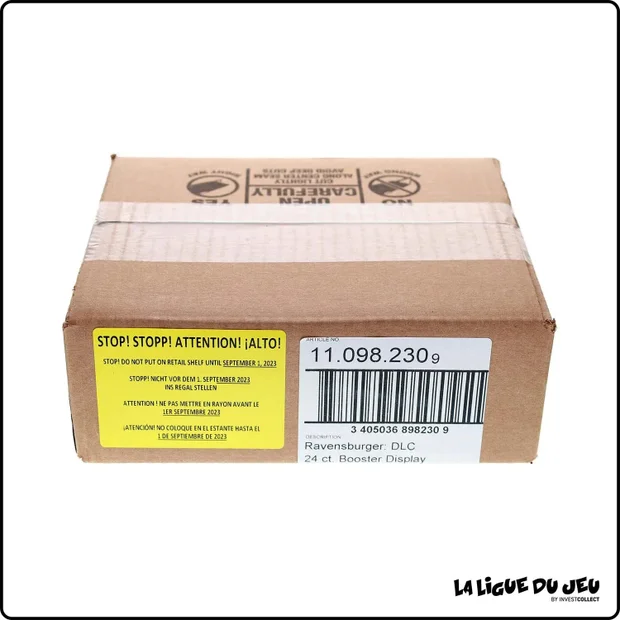 Case de 4 Display - Lorcana - Premier Chapitre - 1er Print - 24 Boosters - Scellé - Français