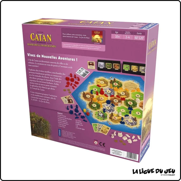 Catan - Extension : Barbares & Marchands