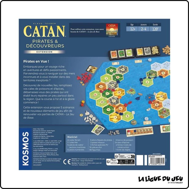 Catan - Extension : Pirates & Découvreurs - Édition 2024