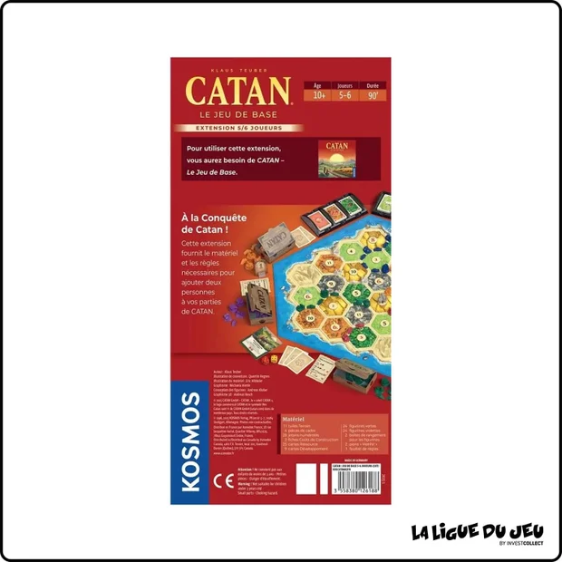 Catan - Le Jeu de Base - Extension : 5/6 Joueurs