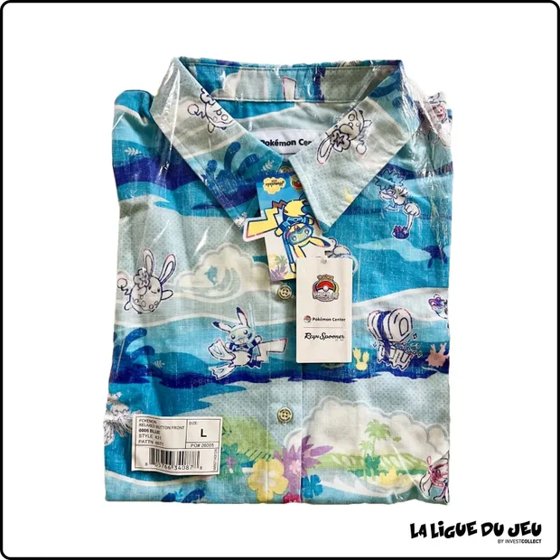 Chemise Pokemon - Play! Pokemon - World Championships 2024 Honolulu - Tropical Shirt