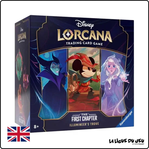 Coffret - Lorcana - Premier Chapitre - Trove Pack - 1er Print - Trésor des Illumineurs - Scellé - Anglais