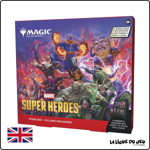 Coffret - Magic the Gathering - Marvel Super Heroes - Villains Unleashed - Boîte scénique - Scellé - Anglais