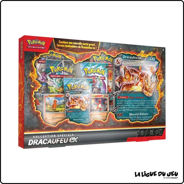 Coffret - Pokemon - Collection Spéciale Dracaufeu ex - Scellé - Français