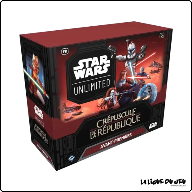Coffret - Star Wars Unlimited - Crépuscule de la République - Pack d'avant Première - Scellé - Français