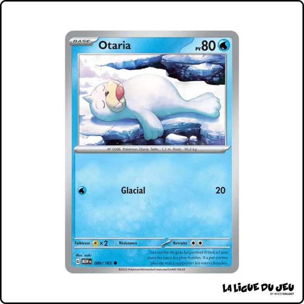 Commune - Pokemon - 151 - Otaria 86/165