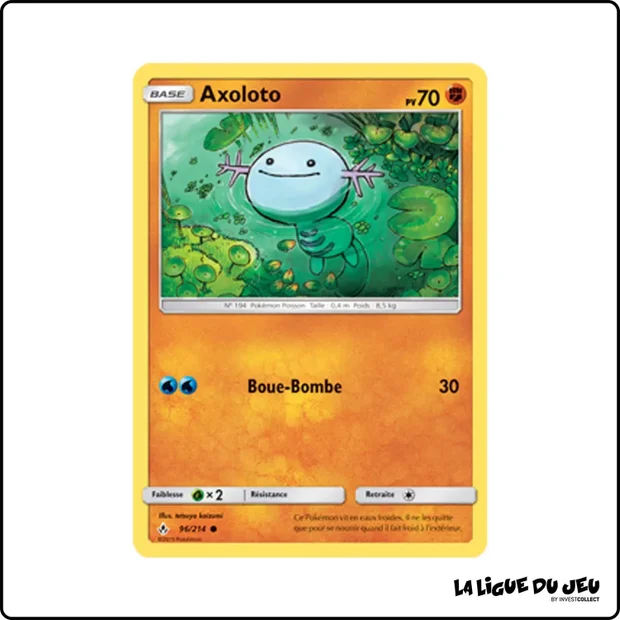 Commune - Pokemon - Alliance Infaillible - Axoloto 96/214