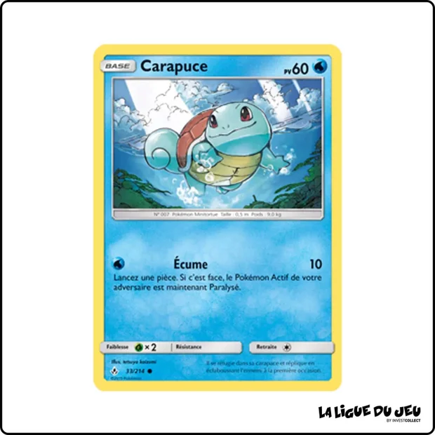 Commune - Pokemon - Alliance Infaillible - Carapuce 33/214