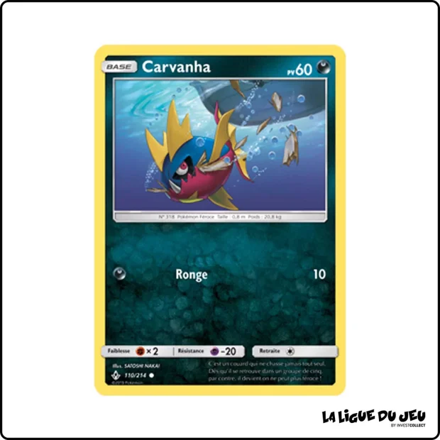 Commune - Pokemon - Alliance Infaillible - Carvanha 110/214