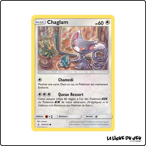 Commune - Pokemon - Alliance Infaillible - Chaglam 159/214
