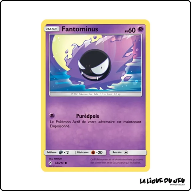 Commune - Pokemon - Alliance Infaillible - Fantominus 68/214