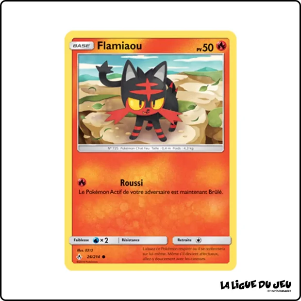 Commune - Pokemon - Alliance Infaillible - Flamiaou 26/214