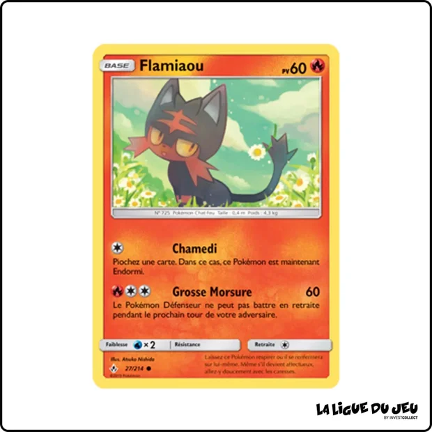 Commune - Pokemon - Alliance Infaillible - Flamiaou 27/214