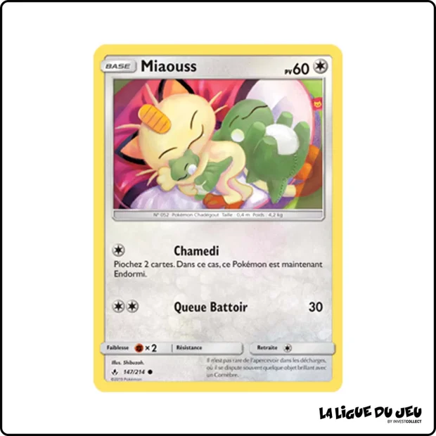 Commune - Pokemon - Alliance Infaillible - Miaouss 147/214