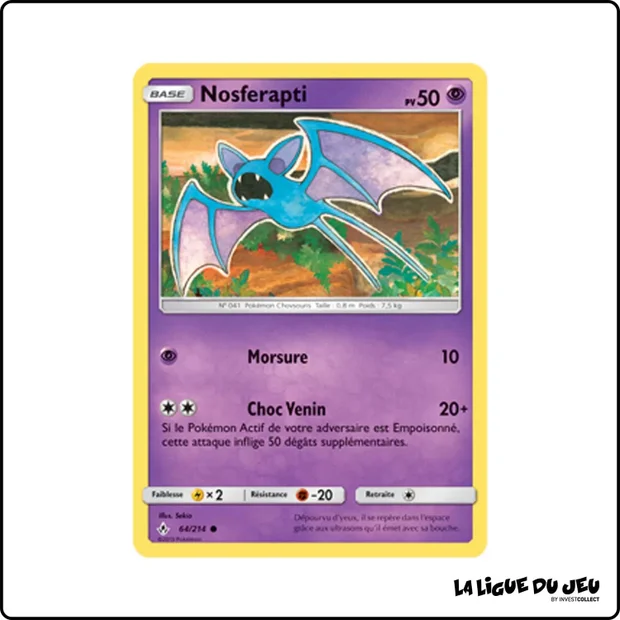Commune - Pokemon - Alliance Infaillible - Nosferapti 64/214