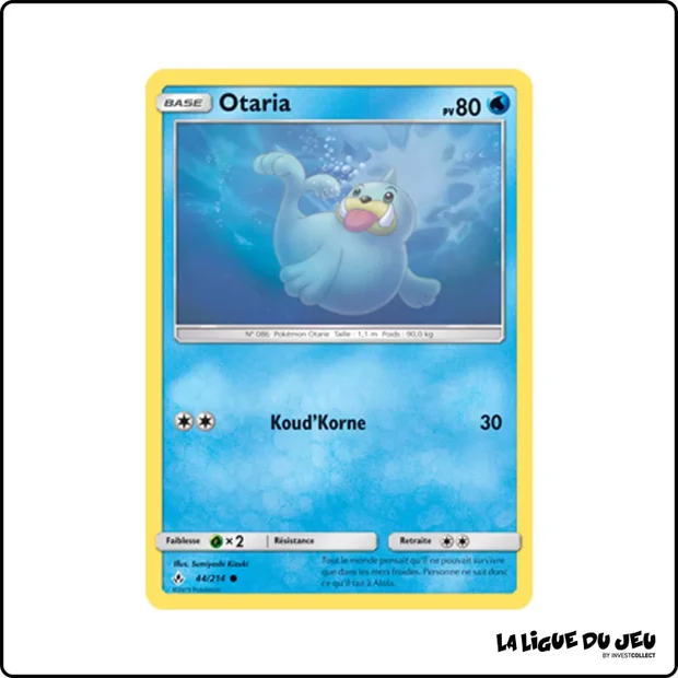 Commune - Pokemon - Alliance Infaillible - Otaria 44/214