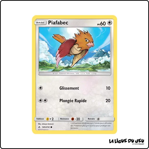 Commune - Pokemon - Alliance Infaillible - Piafabec 145/214