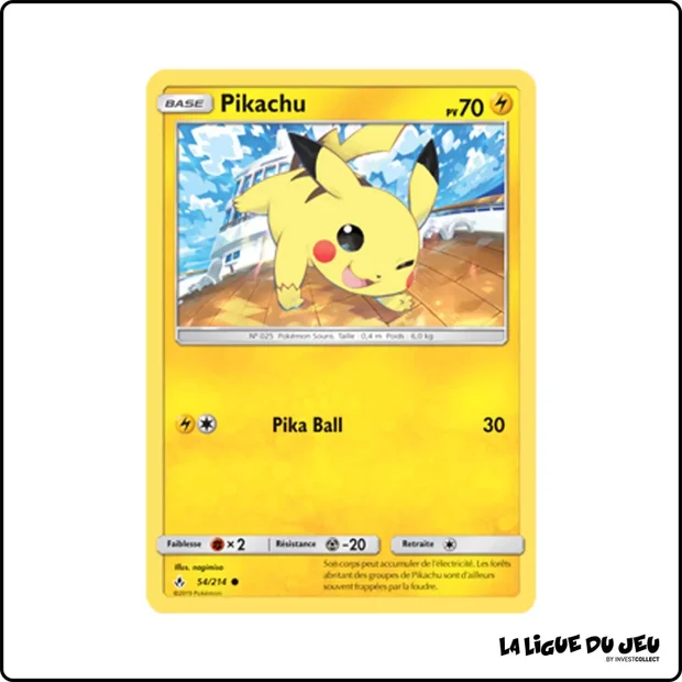 Commune - Pokemon - Alliance Infaillible - Pikachu 54/214