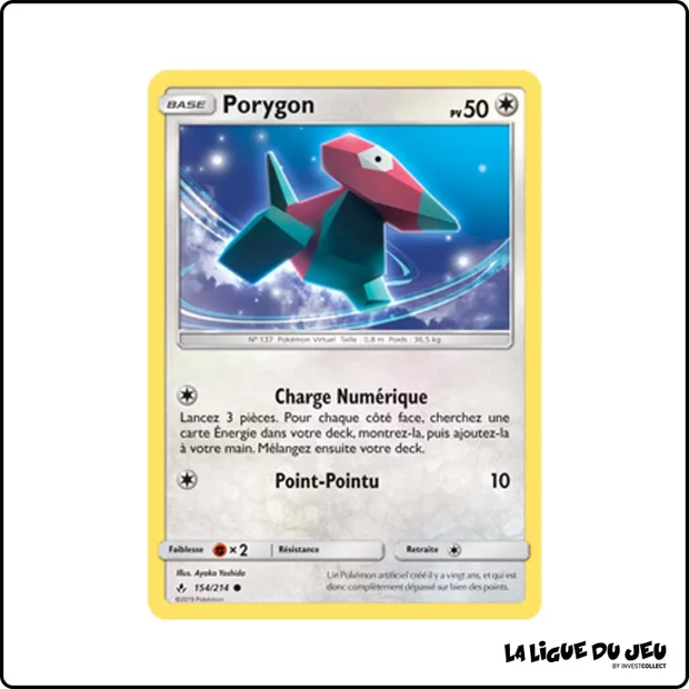 Commune - Pokemon - Alliance Infaillible - Porygon 154/214