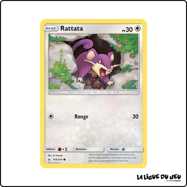Commune - Pokemon - Alliance Infaillible - Rattata 143/214