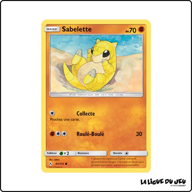 Commune - Pokemon - Alliance Infaillible - Sabelette 83/214
