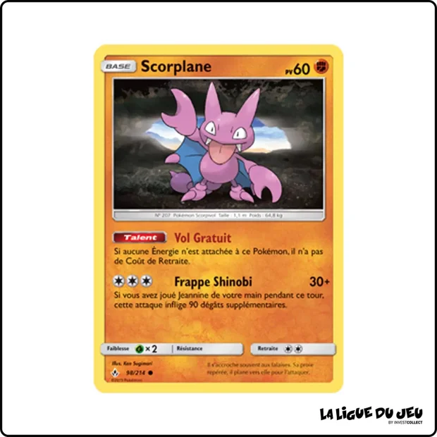 Commune - Pokemon - Alliance Infaillible - Scorplane 98/214