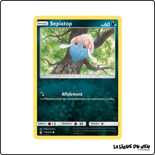 Commune - Pokemon - Alliance Infaillible - Sepiatop 118/214