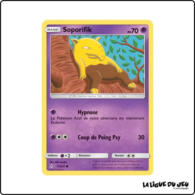 Commune - Pokemon - Alliance Infaillible - Soporifik 71/214