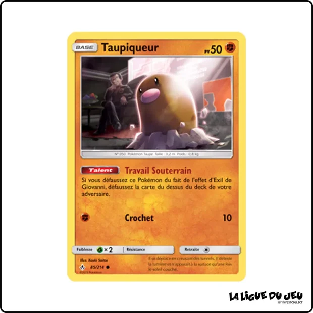 Commune - Pokemon - Alliance Infaillible - Taupiqueur 85/214