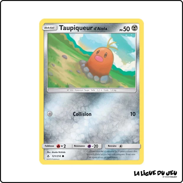 Commune - Pokemon - Alliance Infaillible - Taupiqueur d'Alola 121/214