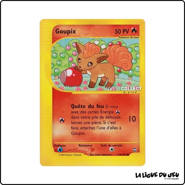 Commune - Pokemon - Aquapolis - Goupix 116/147