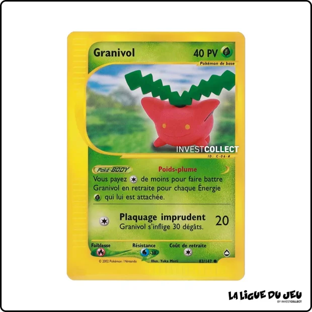 Commune - Pokemon - Aquapolis - Granivol 83/147