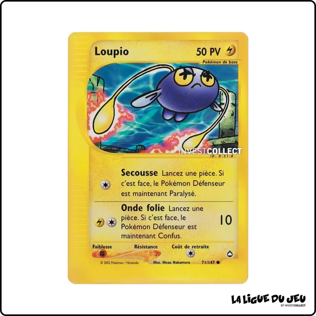 Commune - Pokemon - Aquapolis - Loupio 71/147
