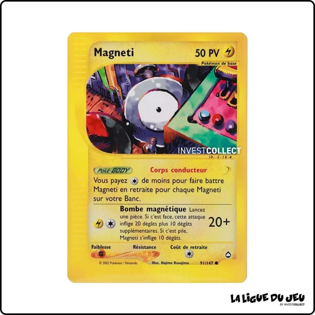 Commune - Pokemon - Aquapolis - Magneti 91/147