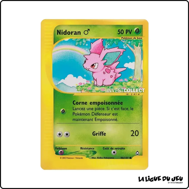 Commune - Pokemon - Aquapolis - Nidoran ♂ 96/147