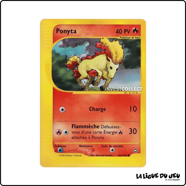 Commune - Pokemon - Aquapolis - Ponyta 102/147